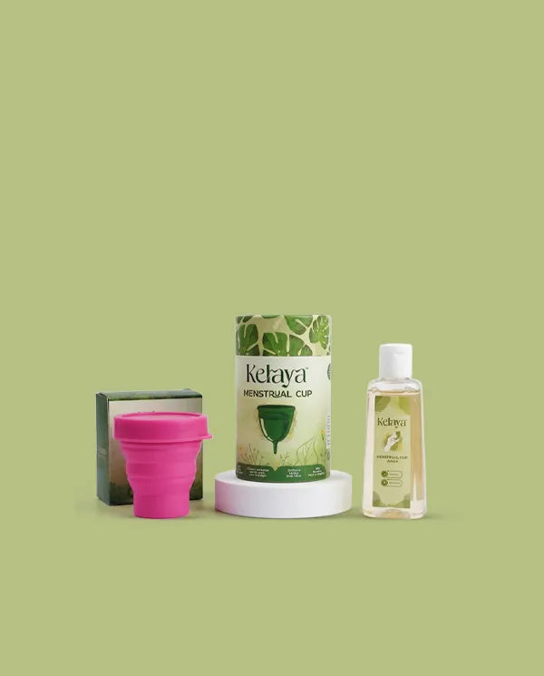 Menstrual Care Bundle | MenstrualCup + Sterilizer + Cup Wash (50% OFF)